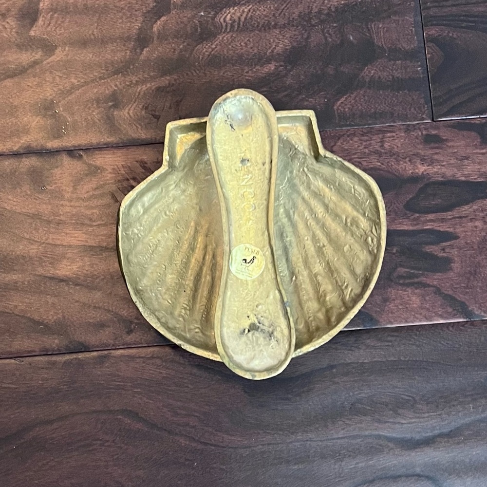 Vintage Penco Brass Scallop Door Knocker